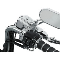 Handlebar Control Cover Kit — Chrome, Master Cylinder
