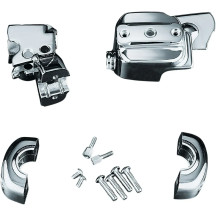 Handlebar Control Cover Kit — Chrome, Master Cylinder