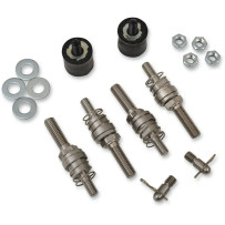 BareBack® Saddlebag Mounting System — Polished stainless steel