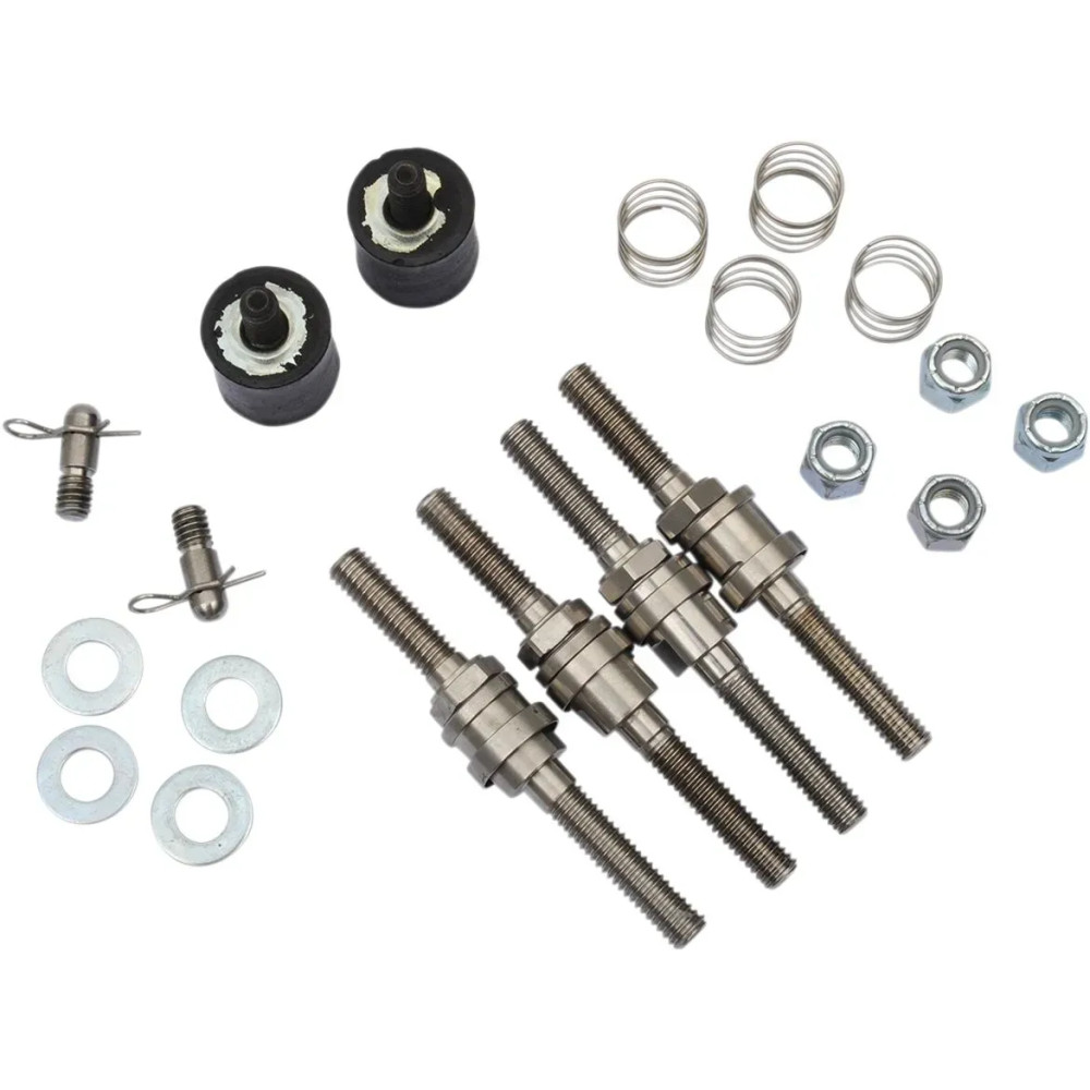 BareBack® Saddlebag Mounting System — Polished stainless steel