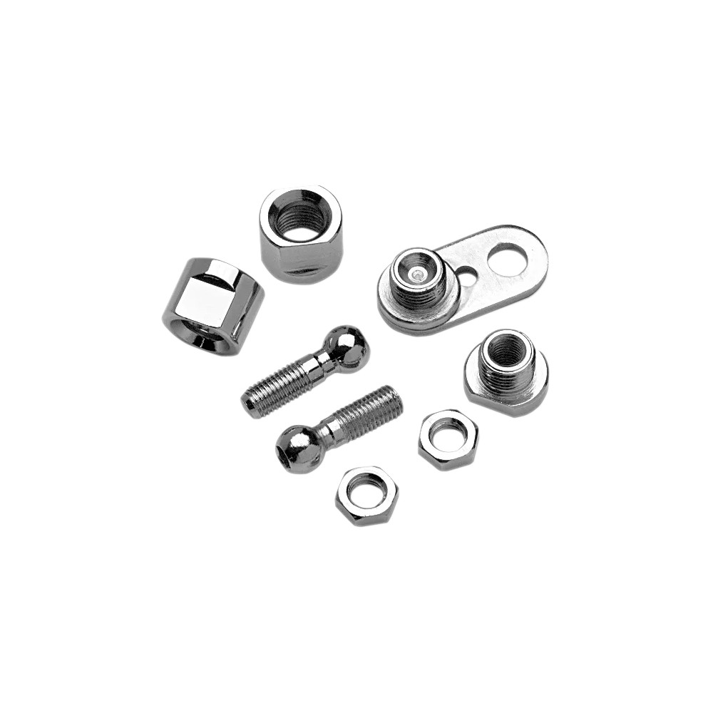 Front Turn Signal Swivel Kit — Chrome