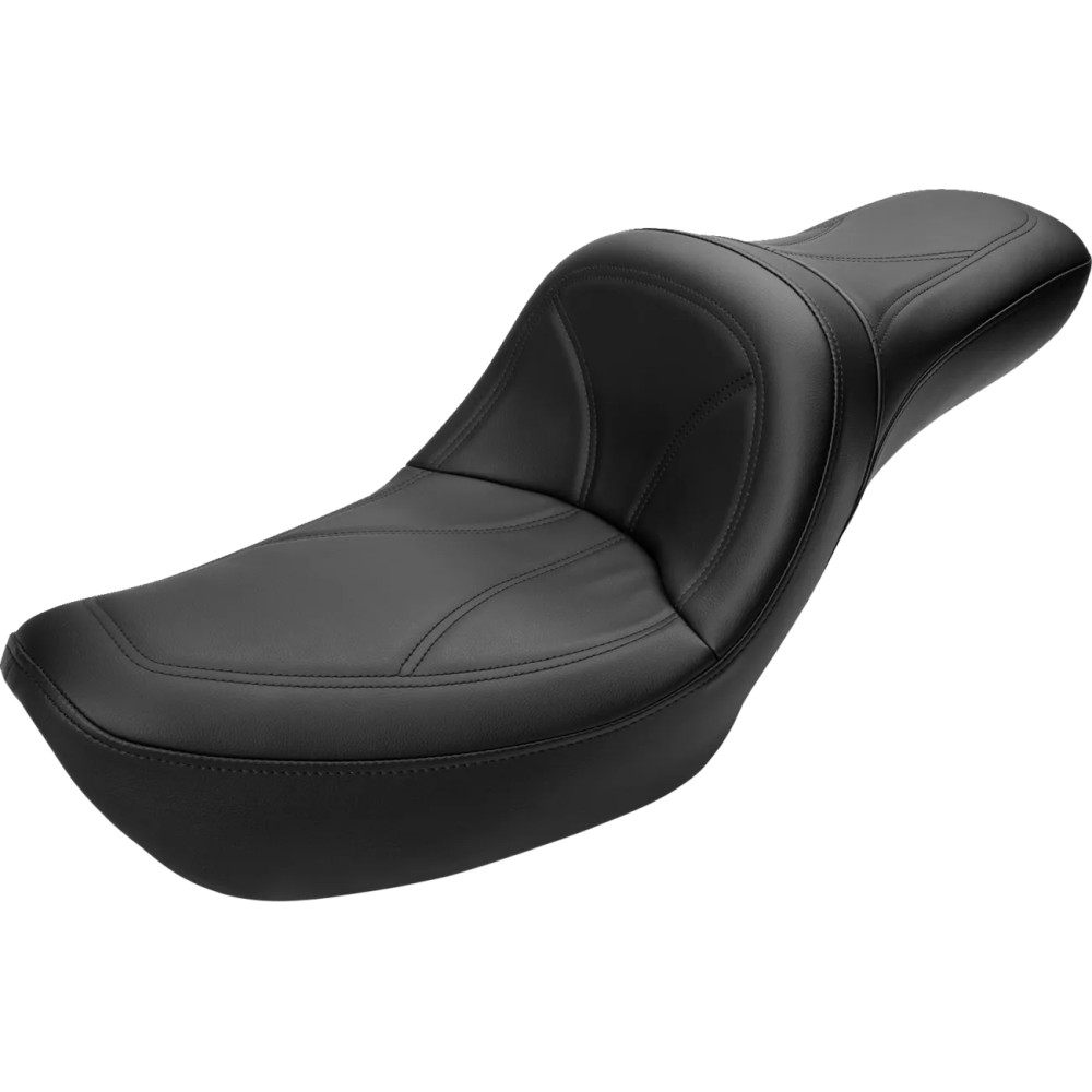 King 2-Up Seat — 30.5 in overall length, 14 in driver seat, Black