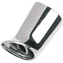 Rear Turn Signal Brackets — Rear, Chrome