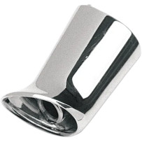 Rear Turn Signal Brackets — Rear, Chrome