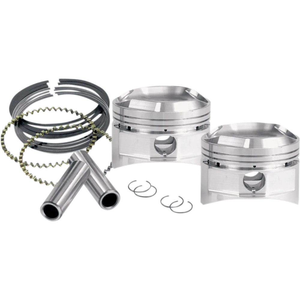 Piston Kit for S&S Motors — Bore 3.625 in, 96 ci, 88 ci, 93 ci