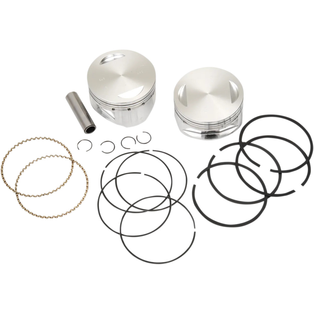 Piston Kit for S&S Motors — 4.000" bore, 100", 107" displacement