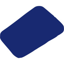 GelCore™ Do-It-Yourself Raw Gel Seat Pad — 22.6 cm length, 19.1 cm back / 13.8 cm front, Blue