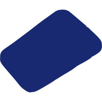 GelCore™ Do-It-Yourself Raw Gel Seat Pad — 22.6 cm length, 19.1 cm back / 13.8 cm front, Blue