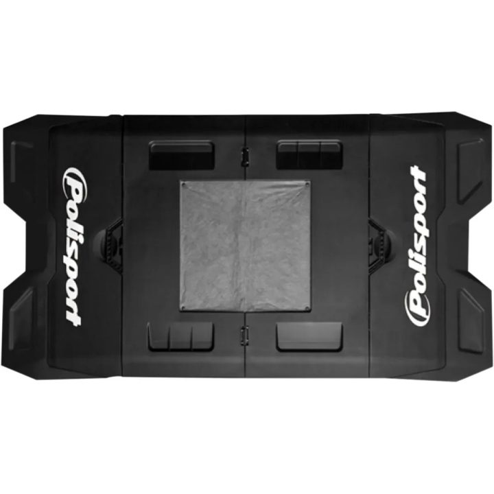 Foldable Bike Mat — 180 cm × 99 cm, Black