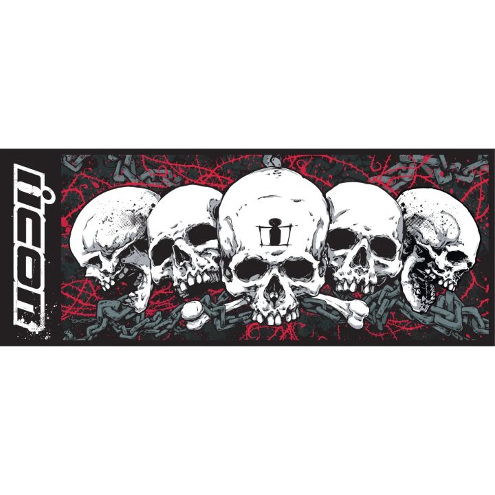 Pit Mat — 200 × 80 cm, Large, Black, Red, White