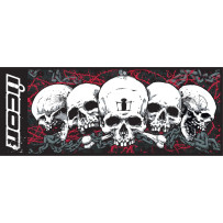 Pit Mat — 200 × 80 cm, Large, Black, Red, White