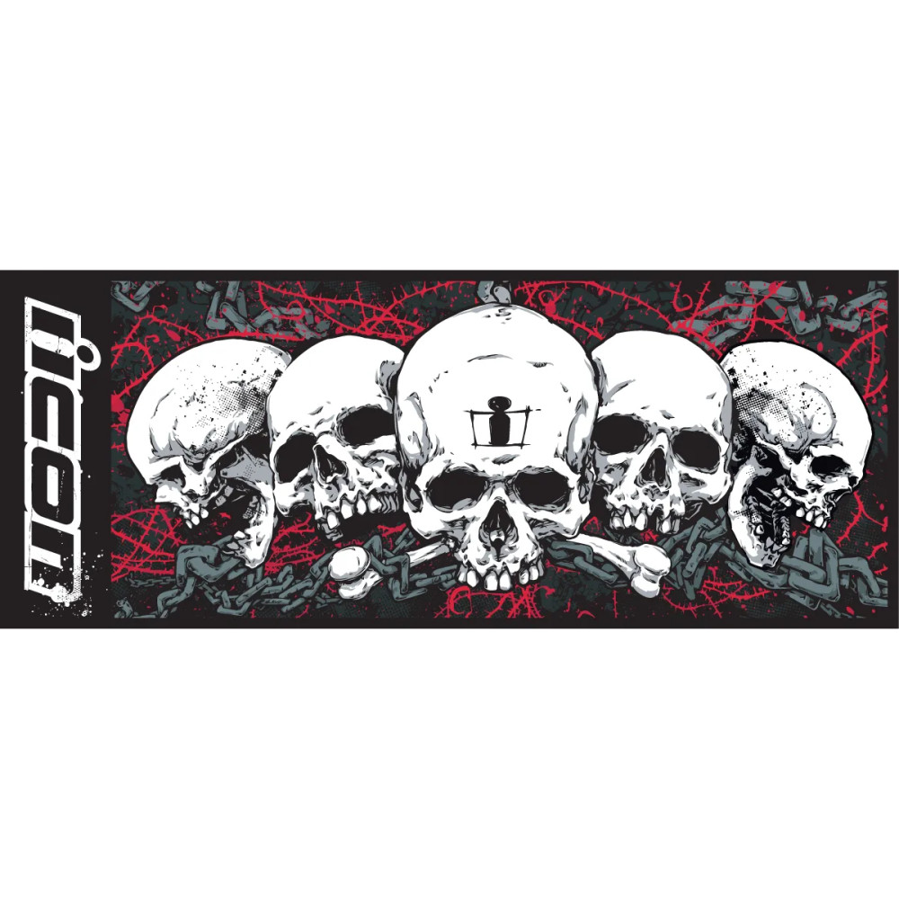 Pit Mat — 200 × 80 cm, Large, Black, Red, White