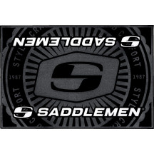 Logo Floor Mat — 122 cm (48") width, Black, Gray