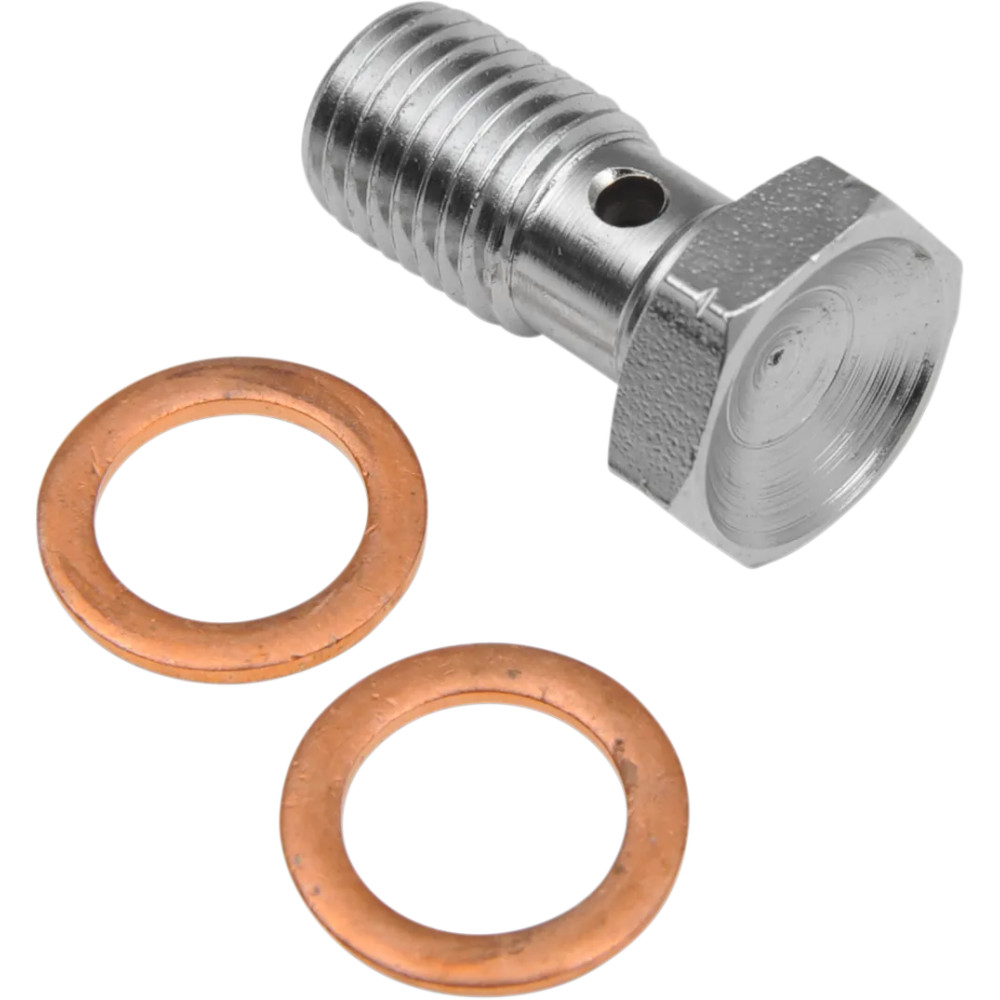 Banjo Bolt 600 Series — M10 x 1.25, 20 mm, Chrome