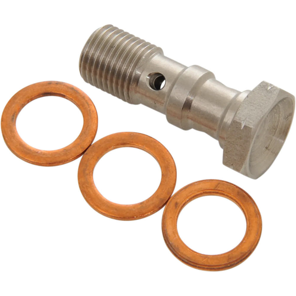 Banjo Bolt 600 Series — 28 mm, M10 x 1.0, stainless steel