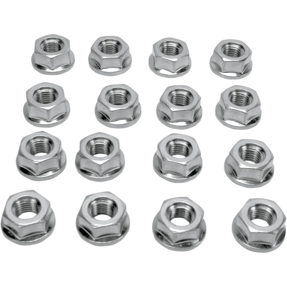 Lug Nuts — 10 mm, 17 mm head, 16 Pack, Chrome