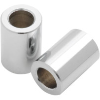 Turn Signal Spacers — 25.4 mm (1"), front mount, chrome