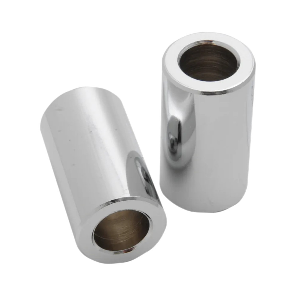 Turn Signal Spacers — 31.8 mm (1-1/4"), front mount, Chrome, 2 pack