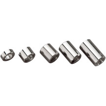 Espaciadores de intermitentes — 6.4 mm–31.8 mm, montaje delantero, cromado