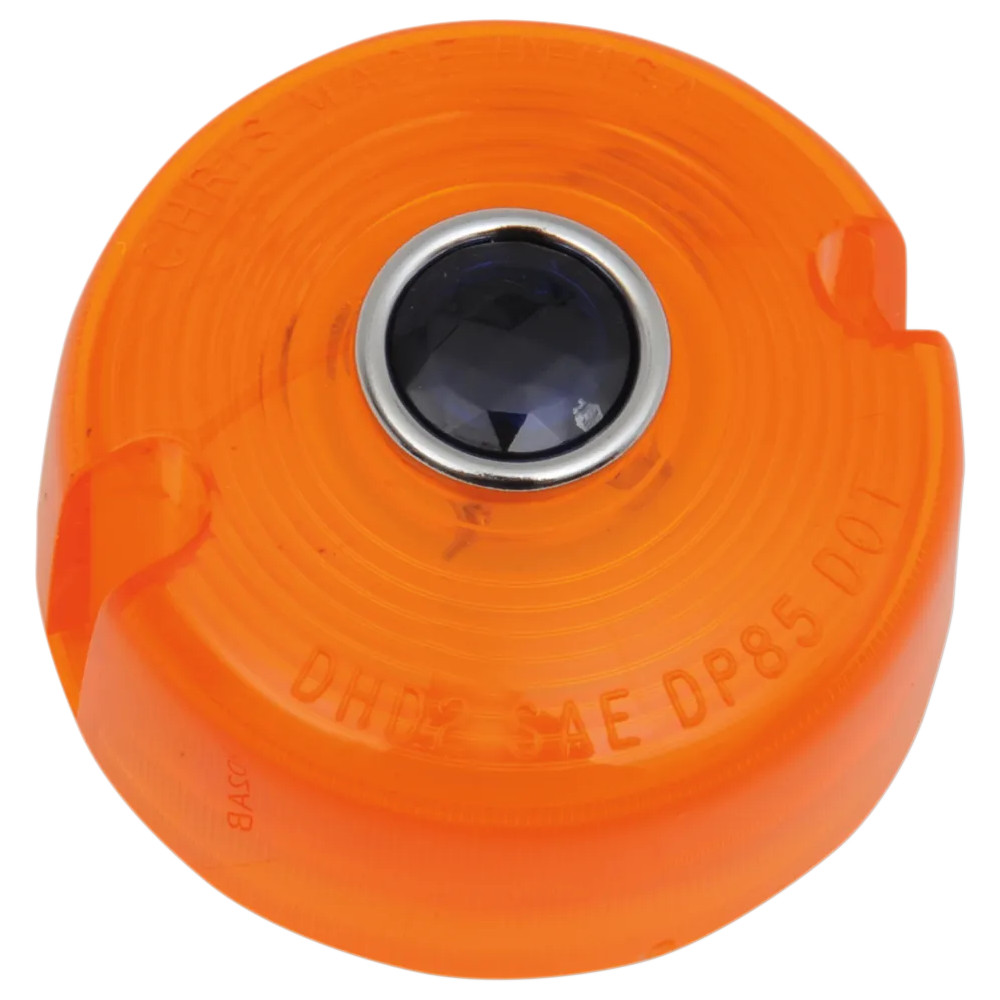 Lentes de intermitente — ámbar, azul, delantero, trasero