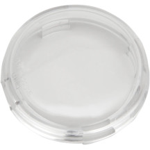 Lente de repuesto para intermitentes estilo Deuce — Transparente, montaje delantero/trasero