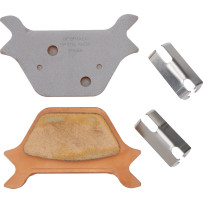 Sintered Metal Harley/Buell Brake Pads — 104.1 mm length, 11.6 mm thickness