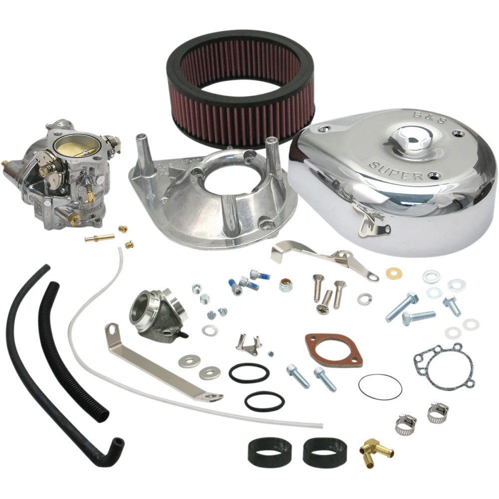 Kit Super E de carburador con colector — garganta 1-7/8", venturi 1-9/16", hasta 100 ci
