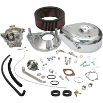 Kit de carburador Super E con colector — garganta 1-7/8", venturi 1-9/16", hasta 100 in³
