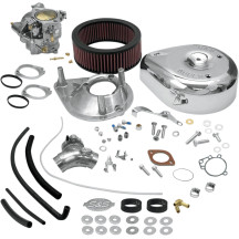 Super E Carburetor Kit with Manifold — 1-7/8" throat, 1-9/16" venturi, up to 100 cu in