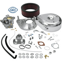 Kit de carburador Super E con colector — 1-7/8" de garganta, 1-9/16" de venturi, para motores de hasta 100 pulgadas cúbicas
