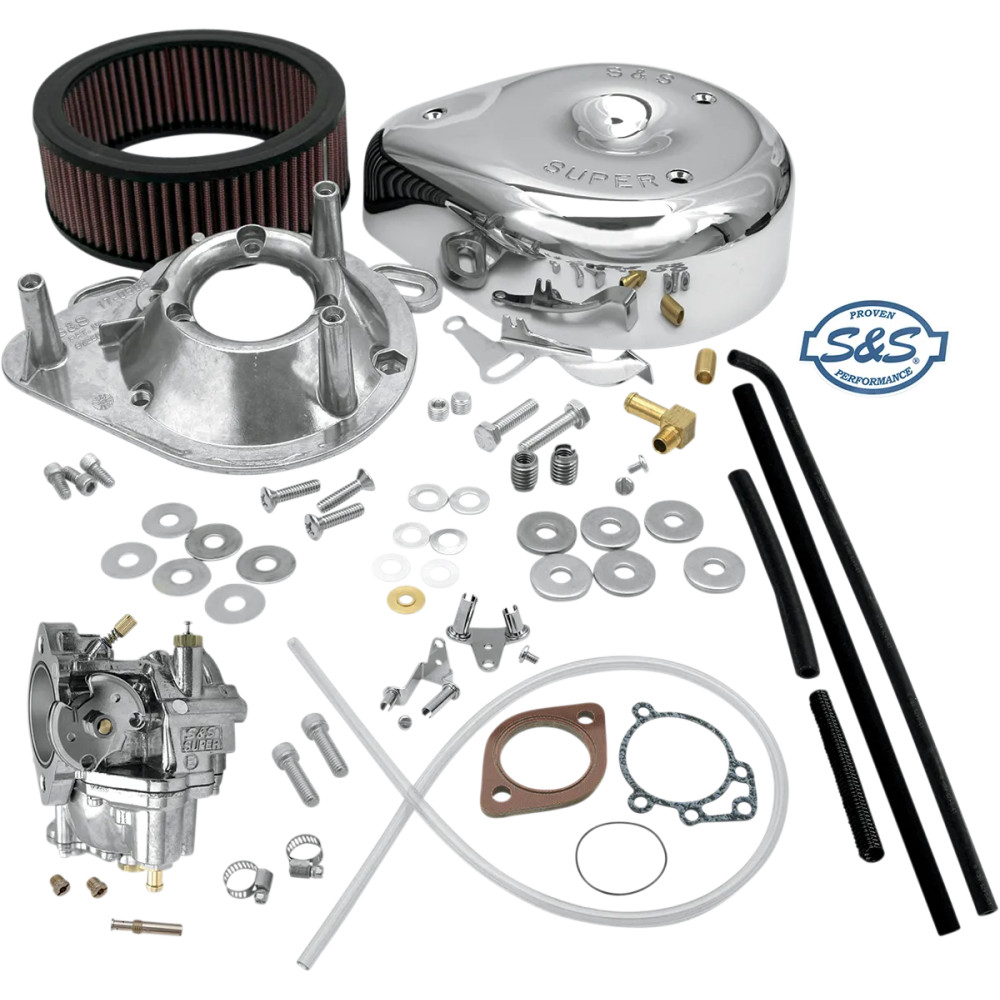 Super E Carburetor Kit without Manifold — 1-7/8" throat, 1-9/16" venturi, fits up to 100 cu in