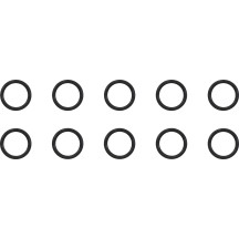 Cylinder Base and Dowel Case O-Ring — Cylinder head, dowel, 10-pack