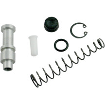 Rear Brake Master Cylinder Rebuild Kit — 15.9 mm (5/8"), Rear, Black, Silver