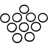 Juntas de carcasa de arranque de repuesto — Solenoide, montaje interior, paquete de 10