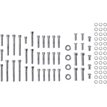 Side Cover Bolt Kit — Chrome, socket-head