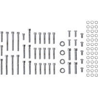 Side Cover Bolt Kit — Chrome, socket-head