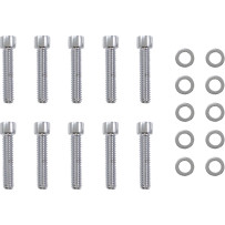 Cam Cover Bolt Kit — Chrome, Polished