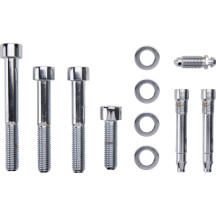 Caliper Mounting Bolt Kit — Chrome, for front