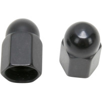 Custom Valve Stem Cap — Anodized black
