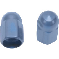 Custom Valve Stem Cap — Anodized Blue