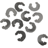 Snap Rings — 3/4 ring, clutch lever stud, 10-pack, silver