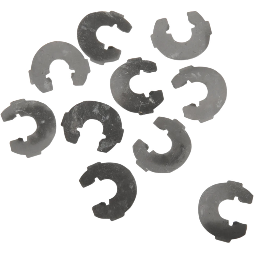 Snap Rings — 3/4 ring, clutch lever stud, 10-pack, silver