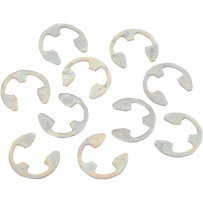 Snap Rings — 3/4 ring, 10-pack, Silver