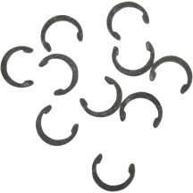 Snap Rings — 3/4-ring, clutch pushrod, 4-/5-speed, 10-pack, black