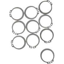 Snap Rings — 10 Pack, Silver