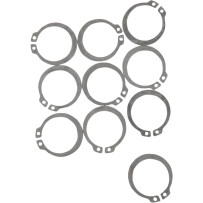 Snap Rings — 10 Pack, Silver
