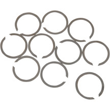 Snap Rings — 10-pack, pinion shaft, silver