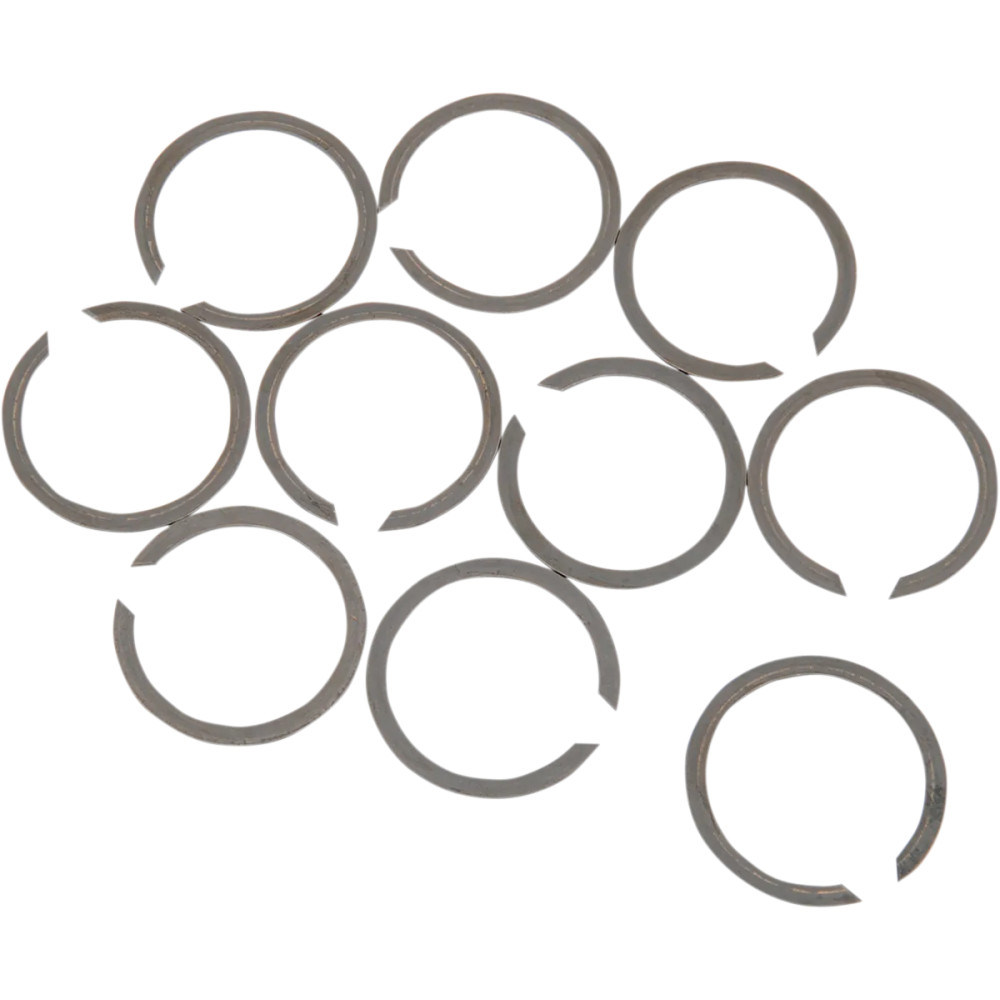 Snap Rings — 10-pack, pinion shaft, silver