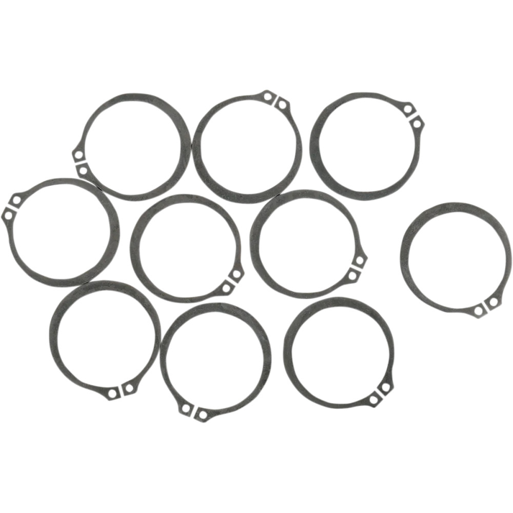 Snap Rings — 10 Pack, Silver