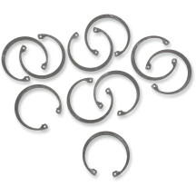 Snap Rings — Inner primary cover, 10-pack, Silver